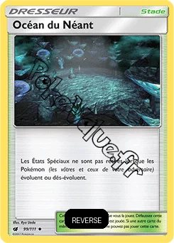 Carte Pokémon Océan du Néant Reverse n°99 de la série Invasion Carmin