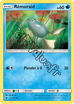 Carte Pokémon Rémoraid n°22 de la série Invasion Carmin