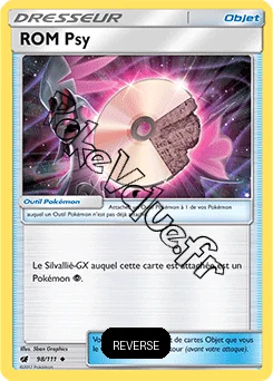 Carte Pokémon ROM Psy Reverse n°98 de la série Invasion Carmin