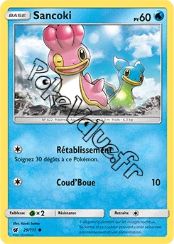 Carte Pokémon Sancoki n°29 de la série Invasion Carmin
