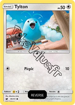 Carte Pokémon Tylton Reverse n°79 de la série Invasion Carmin
