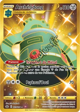 Carte Pokémon Archéodong  n°223 de la série Règne de Glace