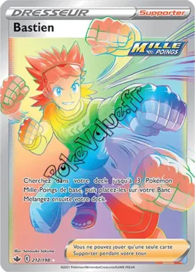 Carte Pokémon Bastien n°212 de la série Règne de Glace