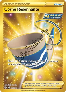 Carte Pokémon Corne Résonnante n°225 de la série Règne de Glace