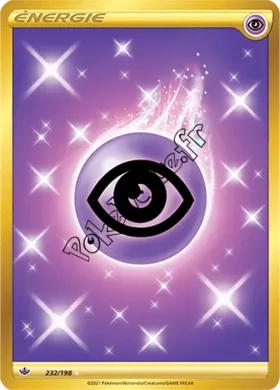 Carte Pokémon Énergie Psy n°232 de la série Règne de Glace
