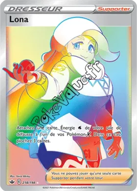 Carte Pokémon Lona n°218 de la série Règne de Glace
