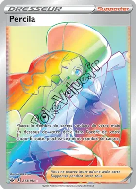 Carte Pokémon Percila n°213 de la série Règne de Glace