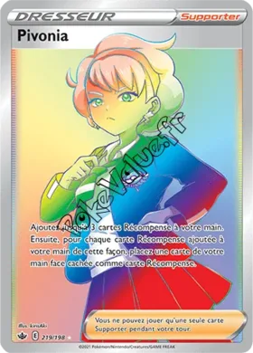 Carte Pokémon Pivonia n°219 de la série Règne de Glace