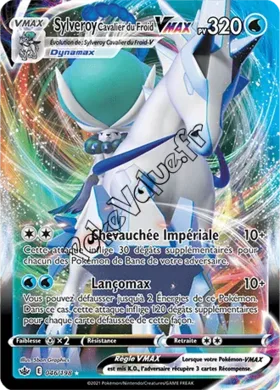 Carte Pokémon Sylveroy Cavalier du Froid VMAX  n°046 de la série Règne de Glace