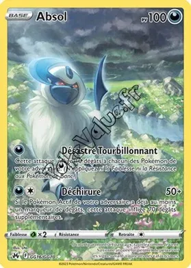 Carte Pokémon Absol  n°GG16 de la série Zénith Suprême