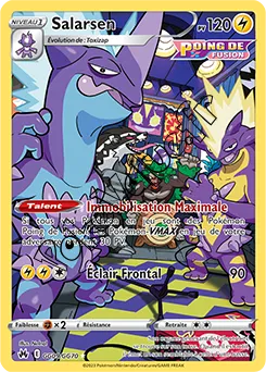 Carte Pokémon Salarsen  n°GG09 de la série Zénith Suprême