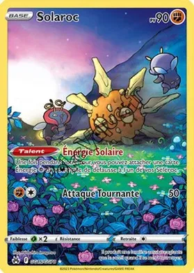 Carte Pokémon Solaroc  n°GG15 de la série Zénith Suprême