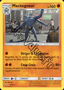 Carte Pokémon Mackogneur n°13 de la série Détective Pikachu