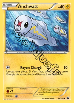 Carte Pokémon Anchwatt  n°44 de la série Explorateurs Obscurs