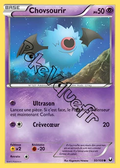 Carte Pokémon Chovsourir n°50 de la série Explorateurs Obscurs