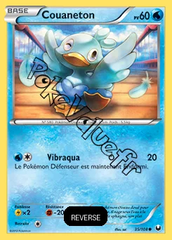 Carte Pokémon Couaneton Reverse n°35 de la série Explorateurs Obscurs