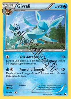 Carte Pokémon Givrali  n°30 de la série Explorateurs Obscurs