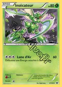 Carte Pokémon Insécateur n°4 de la série Explorateurs Obscurs