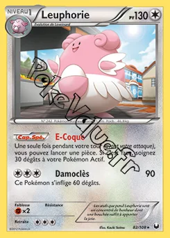 Carte Pokémon Leuphorie n°82 de la série Explorateurs Obscurs