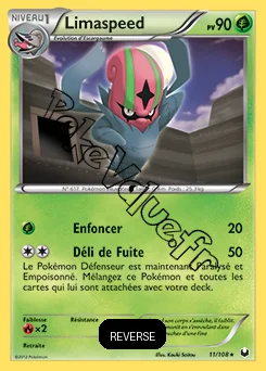 Carte Pokémon Limaspeed  Reverse n°11 de la série Explorateurs Obscurs
