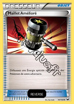 Carte Pokémon Maillet Amélioré Reverse n°94 de la série Explorateurs Obscurs