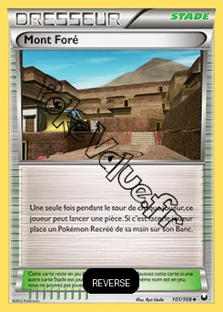 Carte Pokémon Mont Foré Reverse n°101 de la série Explorateurs Obscurs