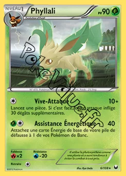Carte Pokémon Phyllali  n°6 de la série Explorateurs Obscurs