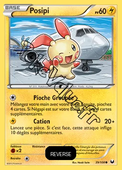 Carte Pokémon Posipi Reverse n°39 de la série Explorateurs Obscurs