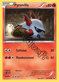 Carte Pokémon Pyronille n°20 de la série Explorateurs Obscurs