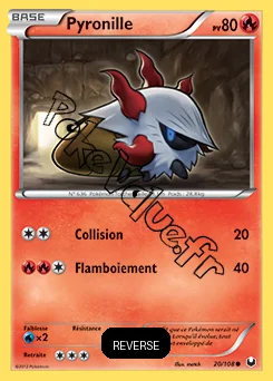 Carte Pokémon Pyronille Reverse n°20 de la série Explorateurs Obscurs