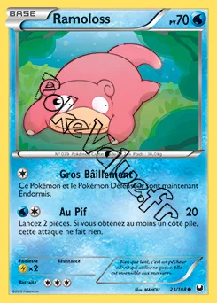 Carte Pokémon Ramoloss n°23 de la série Explorateurs Obscurs