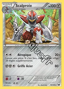Carte Pokémon Scalproie n°79 de la série Explorateurs Obscurs