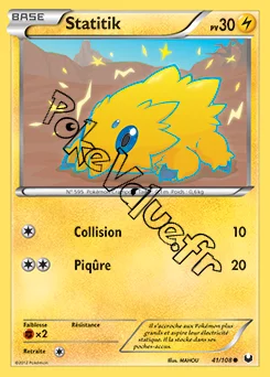 Carte Pokémon Statitik n°41 de la série Explorateurs Obscurs