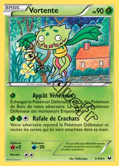 Carte Pokémon Vortente n°5 de la série Explorateurs Obscurs
