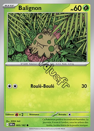 Carte Pokémon Balignon  n°005 de la série Rivalités Destinées