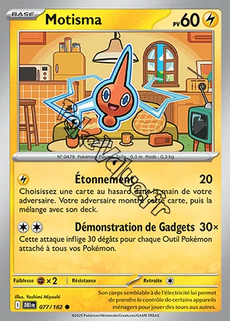 Carte Pokémon Motisma  n°077 de la série Rivalités Destinées
