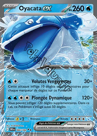 Carte Pokémon Oyacata ex  n°066 de la série Rivalités Destinées
