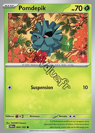 Carte Pokémon Pomdepik  n°004 de la série Rivalités Destinées