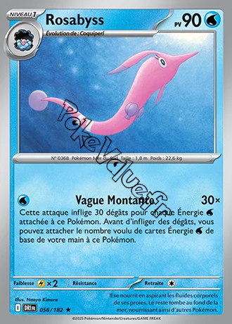 Carte Pokémon Rosabyss  n°056 de la série Rivalités Destinées