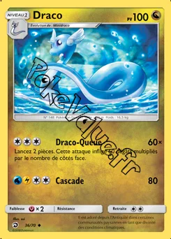 Carte Pokémon Draco n°36 de la série Majesté des Dragons