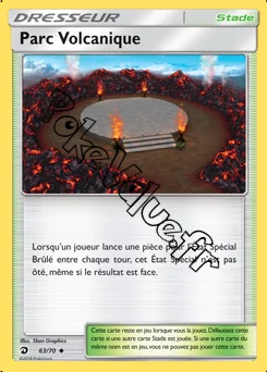 Carte Pokémon Parc Volcanique n°63 de la série Majesté des Dragons