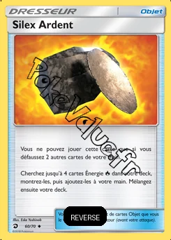Carte Pokémon Silex Ardent Reverse n°60 de la série Majesté des Dragons