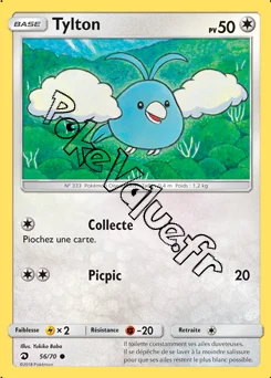 Carte Pokémon Tylton n°56 de la série Majesté des Dragons