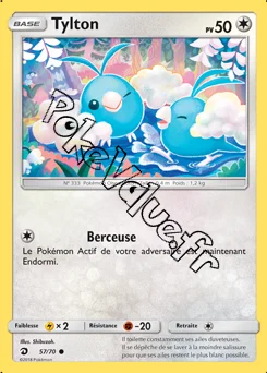 Carte Pokémon Tylton  n°57 de la série Majesté des Dragons