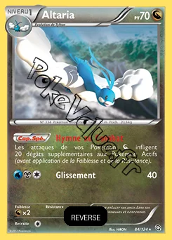 Carte Pokémon Altaria  Reverse n°84 de la série Dragons Exaltés