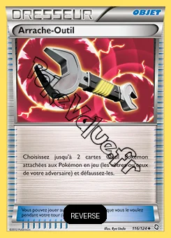 Carte Pokémon Arrache-Outil Reverse n°116 de la série Dragons Exaltés