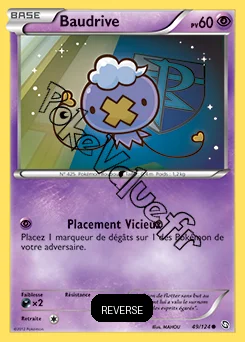 Carte Pokémon Baudrive  Reverse n°49 de la série Dragons Exaltés