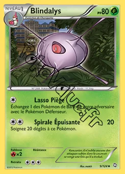 Carte Pokémon Blindalys n°9 de la série Dragons Exaltés