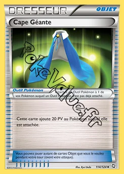 Carte Pokémon Cape Géante n°114 de la série Dragons Exaltés