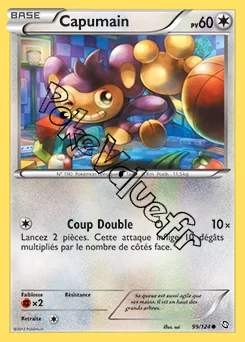 Carte Pokémon Capumain  n°99 de la série Dragons Exaltés